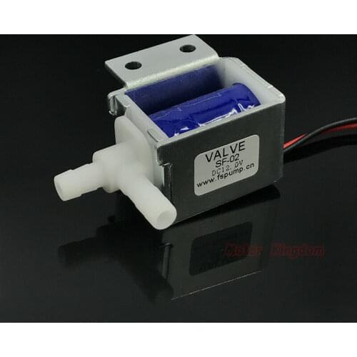Small Mini Electric Solenoid Valve DC 6V 12V 24V N/C Normally Closed N/C Water Air Valve, One Way Valve
