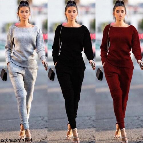 New Women Ladies Causal Sets Ladies Clubwear Crew Neck Playsuit Bodycon Party Jumpsuit Long Trouser
