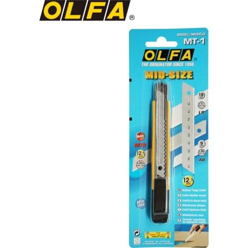 OLFA Japan imported knives 12.5mm wide standard cutting knives 203B medium art office knives MT-1