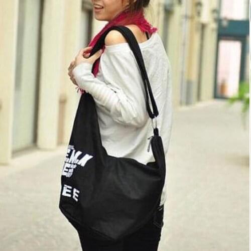 Casual Letter Design Canvas Bag For Women Large Capacity Hobo Bags Fashion Shoulder Bag Shopping Girls Handbags and Totes bolsa
