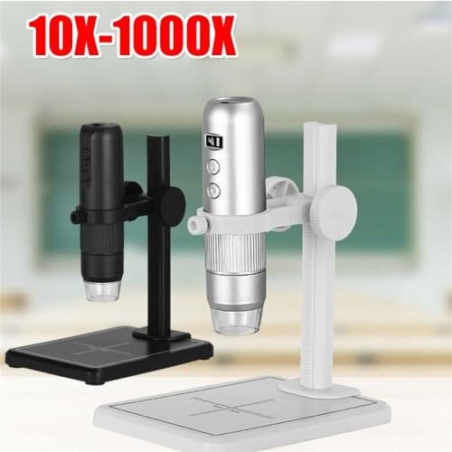 1 Million Pixel1000X Zoom WIFI Portable HD Children Professional Electronic Digital USB Microscope 8 Led For Cell PC Soldering