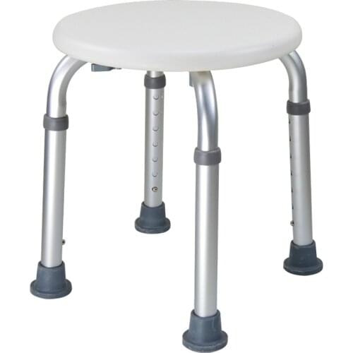 Adjustable Bath Tub Shower Chair 8 Height Bench Stool Seat with Non-Slip Rubber Sole for Bathroom