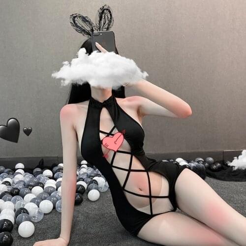 Sexy Lingerie Anime Bunny Girl Swimsuit Set Cute Lolita Underwear Cosplay Lesbian Erotic Devil Porno Costume Maid For Women