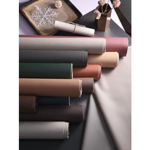 Width 55'' Thickened Solvent Synthetic Leather Fabric By The Half Yard For Sofa Car Bedside Material