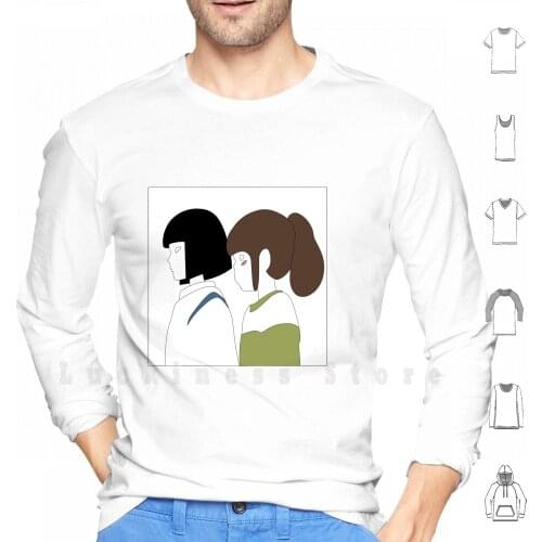 Spirited Away hoodies long sleeve Miyazaki Anime Japan Japanese Ghibli Cute Animation Hayao Miyazaki Chibi Chihiro Haku