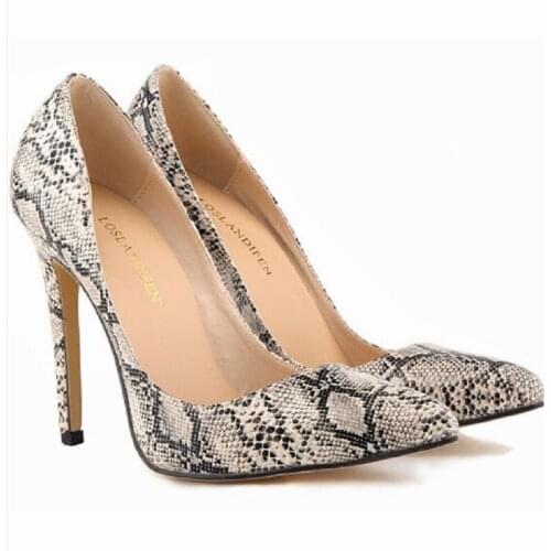 2019 New Fashion Sexy Spring Autumn Super High Heels Totem Shallow Mixed Colors Women Shoes Thin Heels Pointed Toe Flock Pumps