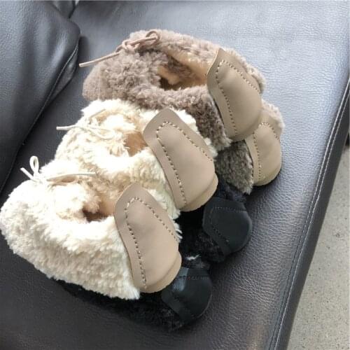 Korean Shoes Square Toe Casual Female Sneakers Loafers Fur Shose Women Womens Moccasins 2020 New Winter Slip-on Dress Womens