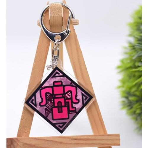 WL0906 Chibi Keychain Acrylic Cartoon Keyring Accessories