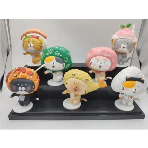 Japanese Two Dimensions Anime Image Thief Cat Family Doll Accessories Genuine Figures Collectible Gifts Model Toy