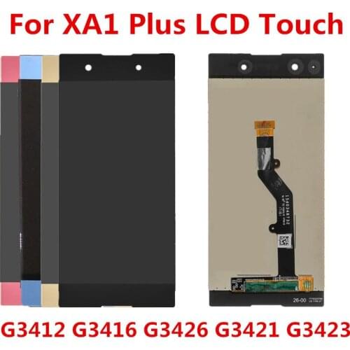 JIEYER 5.5'' LCD For Sony Xperia XA1 Plus Display G3412 G3416 G3426 G3412 G3421 LCD Screen Touch Glass Digitizer Assembly