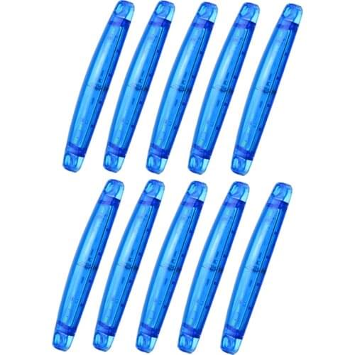 10pcs Car Auto 9LED 24V Truck Side Marker Indicator Light Blue Turn Signals Tail Lights License Plate Parking Lamp Accessories
