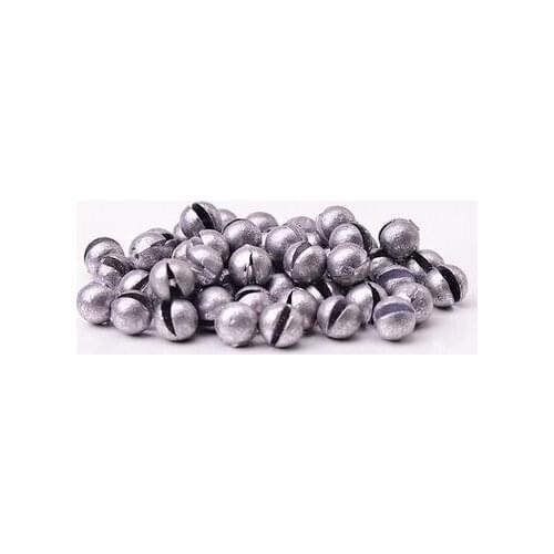 10Pcs Round Shape Split Shot Lead Sinker Fishing Tackle Weight 0.5/0.8/1.0/2.0g