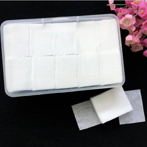 1000pcs/lot Cotton Absorbable Lint Free Napkins Nail Polish Remover Wipes Gel Polish Nail Cleaner Nail Art Manicure TooL 40
