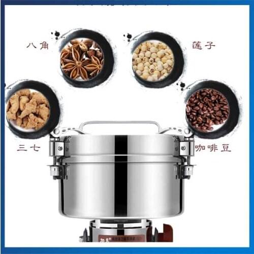 3000G Large Output Swing Type Martensitic Stainless Steel Electric Powder Crusher Herb Grinder