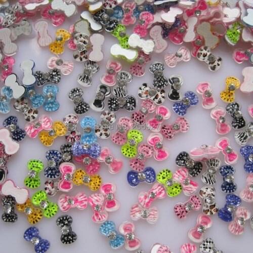 #34 30pcs Cute Mix Bow Shape Nail Resin Decoration Outlooking