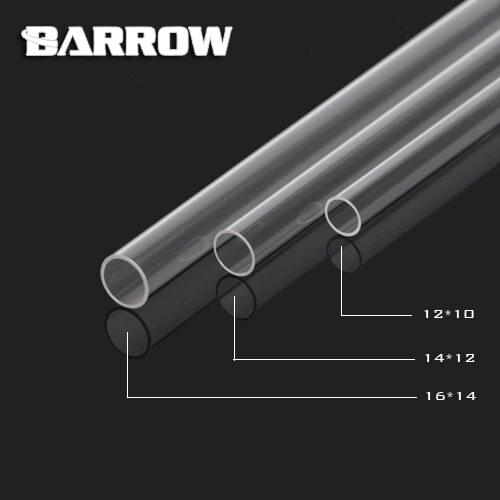 Barrow Acrylic Water Cooling Rigid Tube YK16-14 14mm 16mm 16/14mm 50cm 4pcs