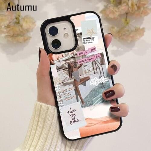 Phone Case for iPhone 12 mini X XS XR 11 Pro Max SE 2020 5 6S 7 8 Plus Samsung Galaxy S8 S9 S10 S20 S21 collage Cover
