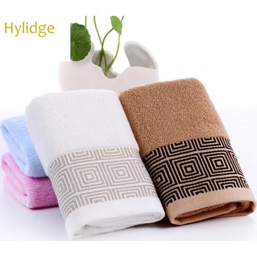 Hylidge 33*74CM Cotton Fabric Childrens Towel Fashion Embroidery Face Towel Washing Hand Face Cloth Kids Bathing Towels