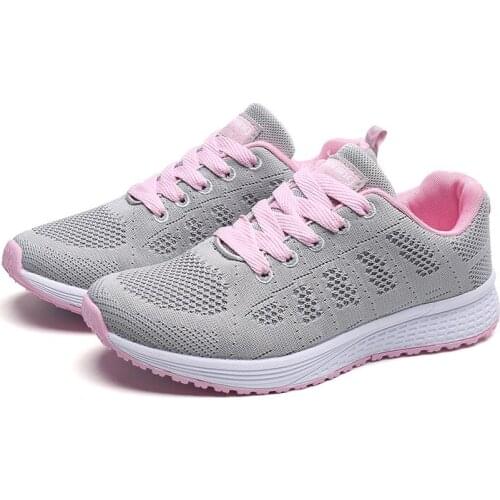 Walking Platform Couple Sports Shoes Women White Shoes Breathable Casual Sneakers Outdoor Lightweight Trainers Size 35-44