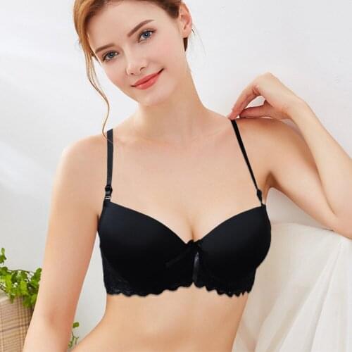 Lace Small Cup For Women Push Up Bra Lingerie Back Buckles Brassiere Women Underwear Bralette Size 30-36 AA A B C Cup