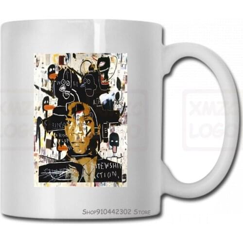 Mug Cup Maglia Jean Michel Basquiat Street Art Artista Arte Cult Mito 1 Women Men