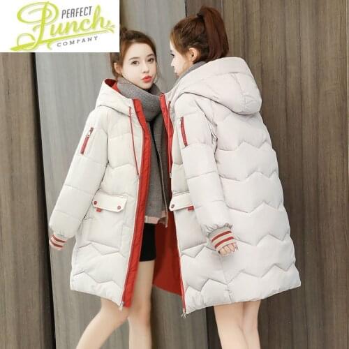 Jacket Women Winter Clothes 2021 Woman Parkas Down Padded Jackets Hooded Coat Female Womens Clothing Chaquetas Mujer LXR1166