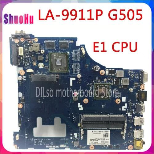 KEFU G505 VAWGA/GB LA-9911P For Lenovo G505 Motherboard E1 CPU La-9911p Motherboard DDR3 HM76 Intel Integrated 60 Days