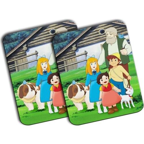 MERCHANDMANIA PACK 2 large Series old HEIDI ANIME mats for raton computer pc laptop accessory offer