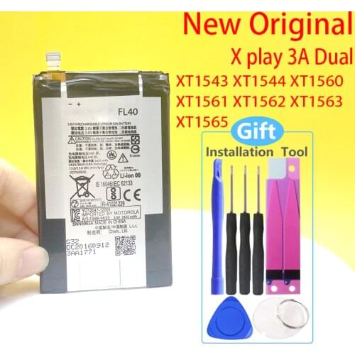New Original Battery For Motorola Moto X play 3A Dual XT1543 XT1544 XT1560 XT1561 XT1562 XT1563 XT1565 FL40 3630mAh Phone