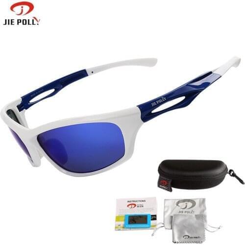 TR90 UV Polarized Sun Glasses Cycling Eyewear Coated lens Tactical Sport Bicycle Hiking Fishing With box Unisex