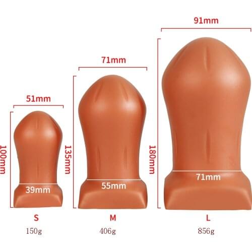 New Arrival Huge Anal Dildo Sex Toys Women Men Masturbators Soft Dragon Egg Big Butt Plug Vaginal Anal Toys With Suction Cup