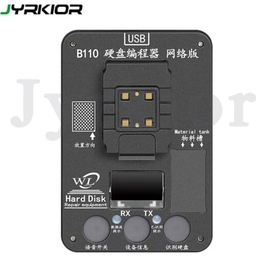 WL B110 Hard Disk Programmer NAND HDD Read Write Data Backup Memory Upgrade for iPhone 8 Plus/X /Xs/Xs Max/11/11 Pro MAX