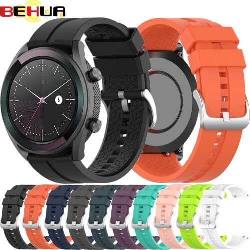 Hight Quality Silicone Wristband Strap For Huawei Watch GT 2 42mm Elegant fashion Sports Bracelet 20mm smart watch Band Straps