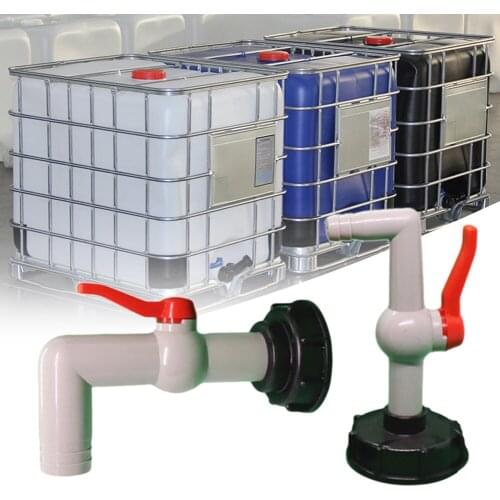 S60X6 IBC Tank Adapter Garden Hose Faucet Lengthen Connector Water Tank Adapter Fittings 1PCS garden accessories