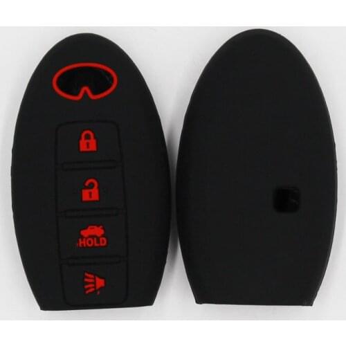 KAPU Wholesale Infiniti Key Case for Car Fit G25 G37 FX37 FX50 EX35 EX37 Q70L M45 M56 Q60 QX50 QX70 JX35 key Silica Gel