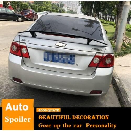 For CHEVROLET EPICA Spoiler 2005-2013 Sport ABS Plastic Material Car Rear Wing Trunk Rear Spoiler With Led Light 2008 2011 2012