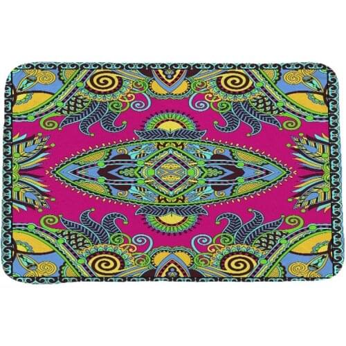 Ethnic Style National Customs Rug Hallway Carpets and Rugs for Bedroom Living Room Carpet Kitchen Bathroom Anti-Slip Floor Mats