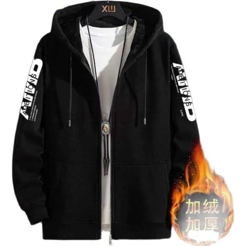 Winter spring men women fleece warm Hoodies zipper hooded Sweatshirts sportwear 8XL plus size sports big size loose hoody cotton