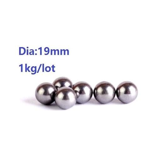 1kg/lot (35pcs) high quality steel balls Dia 19mm bearing steel balls precision GC15 G10 19mm Diameter