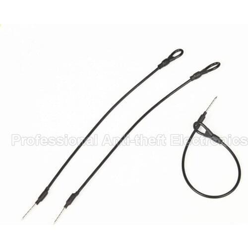 EAS hard tag Lanyard with one loop and one pin for bag, clothes, shoes anti theft 1000pcs