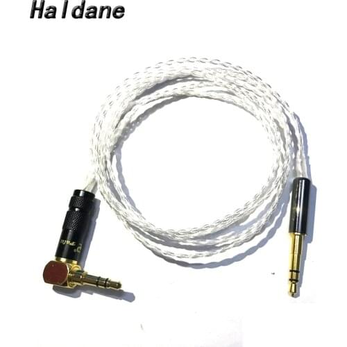 Free Shipping Haldane 3.5mm 6 Cores 7N Silver Plated Headphone Upgraded Cable For H9 H8 H7 H6 & studio solo3 2