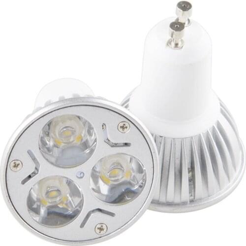 Fast shipping new 20pcs GU10 3W Warm Cool Whtie LED Bulb Hot downlight =45-50W Halogen light HOT 85-265V AC