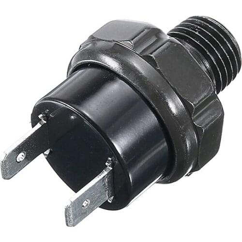 Black Air Compressor Pressure SwitchTank Pressure Metal Control Switch Valve 120~150 PSI 1/4" NPT End metal Lighting Accessories