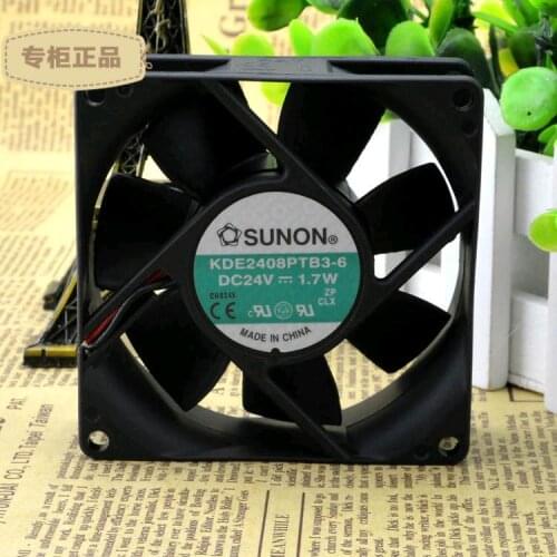 FOR KDE2408PTB3-68CM, Radiator Fan of 8025 24V Inverter, Taiwanese SUNON