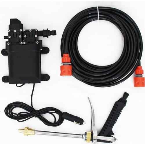 12v Dual Pump Car Wash High Pressure Wash Electric Car Washer Tools 12v Car Washing Machine + Gun + Water Pipe