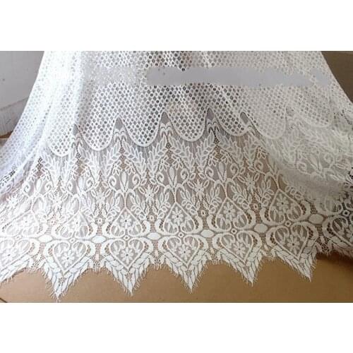 GLace 3M/Lot flower fabric thick lace fabric clothing curtain sofa tablecloth shawl wedding dress decoration TX615