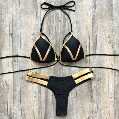 Hirigin 2019 Brand New Summer Ladies Women Sexy Set Padded Push-up Bathing Suit