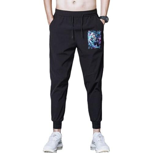 Bungo Stray Dogs Lightweight summer mens thin breathable sports pants mens cycling boys jogging sports pants mens jogging