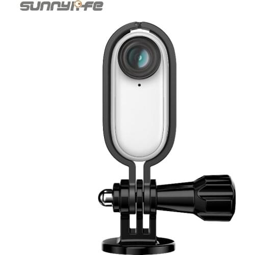 Sunnylife Insta 360 Go2 Metal Protective Frame 1/4in Adapter Mount Bracket Accessories for Insta360 GO 2