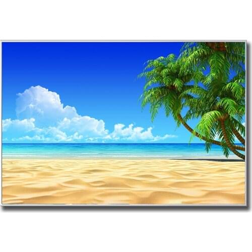 Beauty Poster Sea Wave Painting Beach Poster Nordic Modern Decoration Wall Pictures for Living Room Cuadros Decoracion Salon